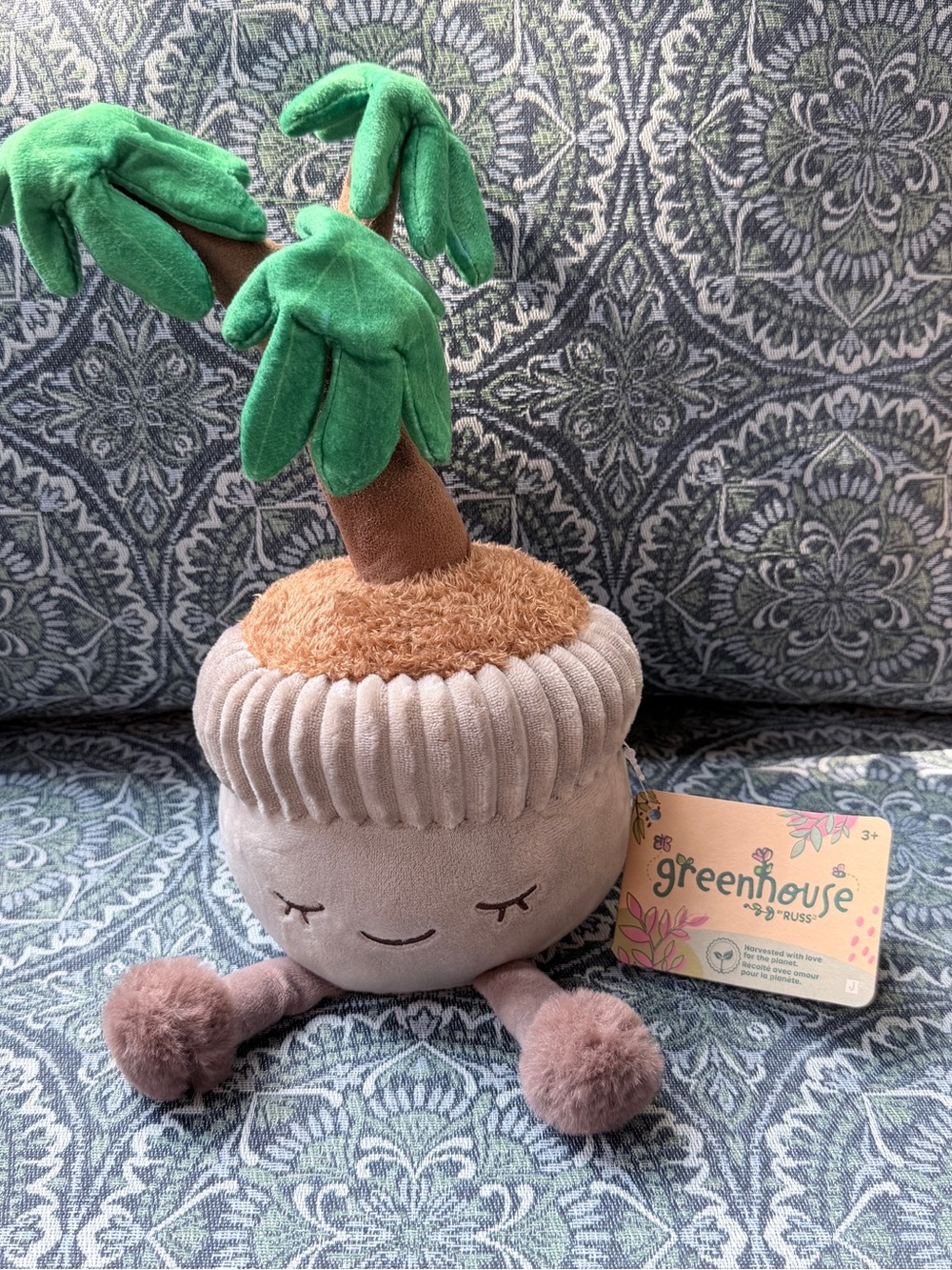 NEW Jazwares Greenhouse by Russ 12 inch David The Money Tree Plant Plush